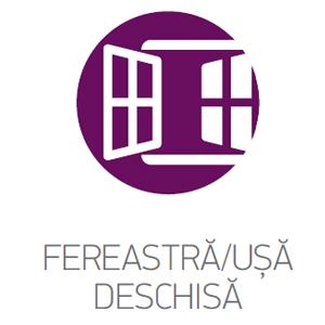 Fereastra usa deschisa