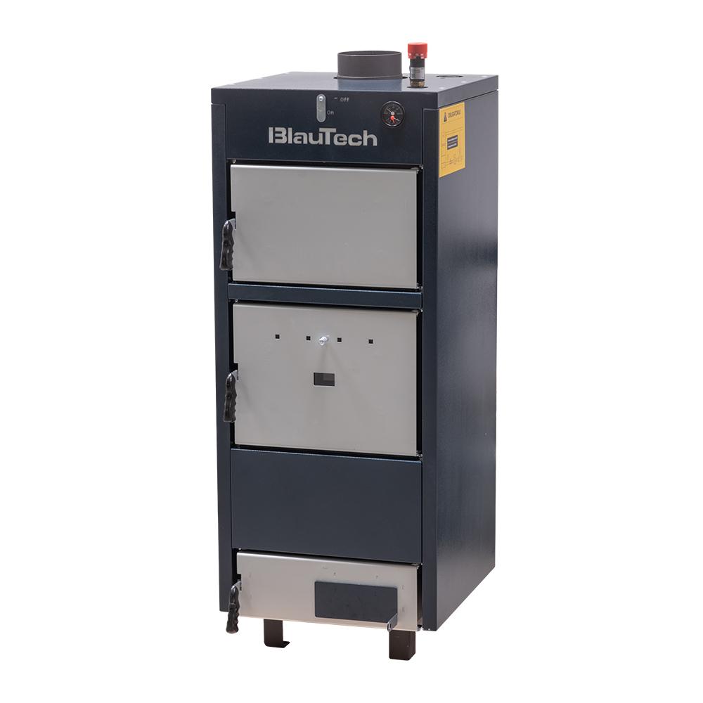 Cazan pe lemne, din tabla de otel, 18 kW, PMSBM20B, BlauTech