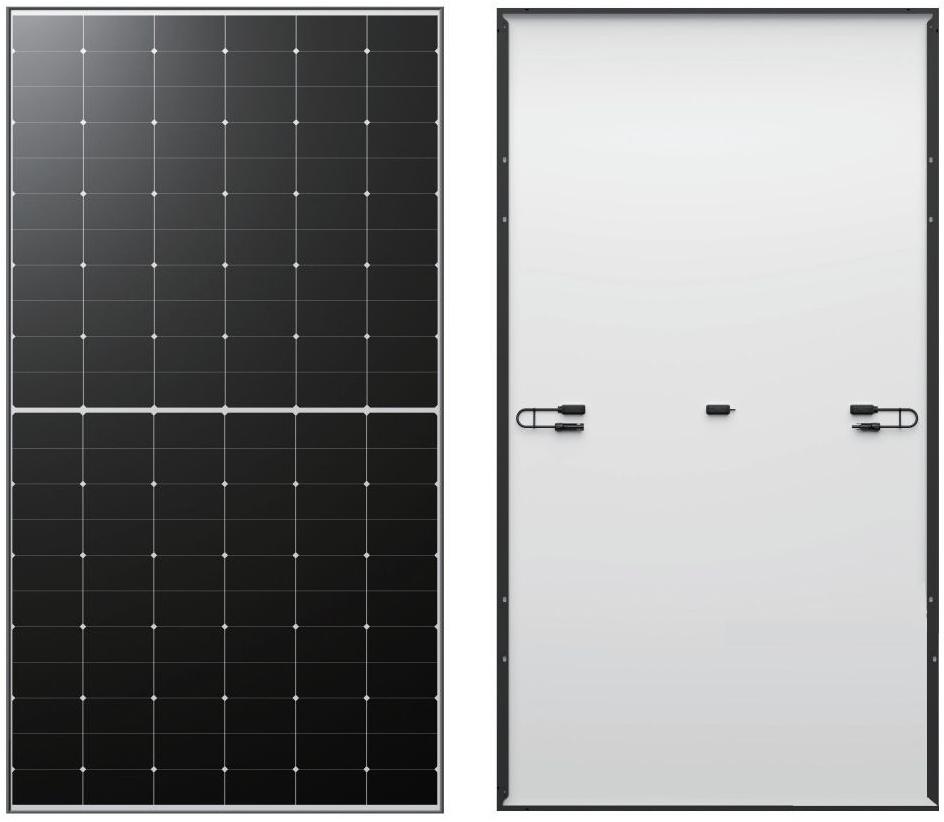 Panou solar fotovoltaic, monocristalin, negru, 525 W, LR5-66HTH-525M, LONGi