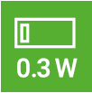 Mod standby 0,3 W