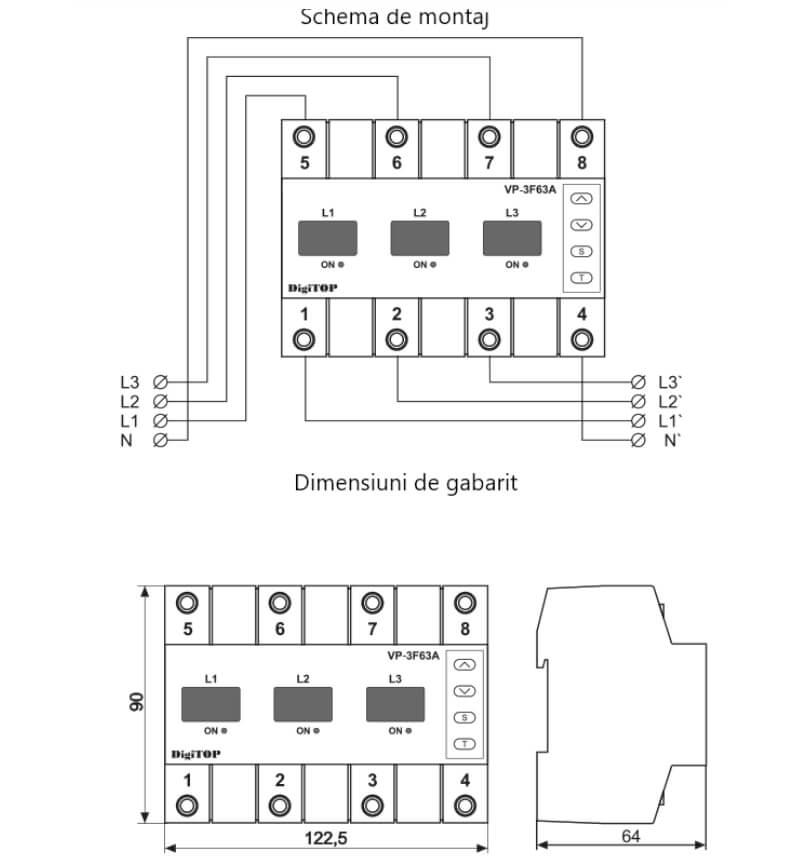 Schema de montaj VP-3F63A